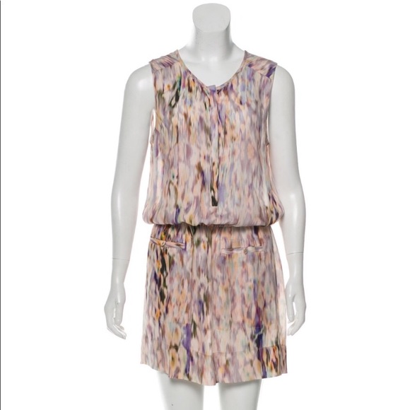 A.L.C. Dresses & Skirts - A.L.C Pink Tie Dye Sleeveless Silk Tunic Dress M